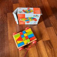 Carrello trainabile in legno di Goki