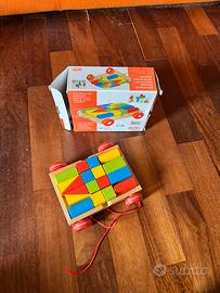 Carrello trainabile in legno di Goki