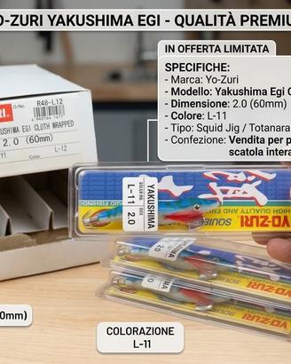 Totanare Yo-Zuri L11 colore blu taglia 2.0