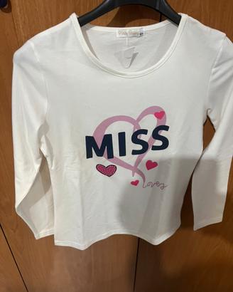 T-shirt Manica Lunga Pink Baby