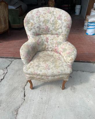 Poltrona Vintage Tessuto