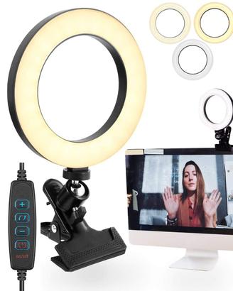 LUCE per VIDEOCONFERENZA SELFIE ad ANELLO
