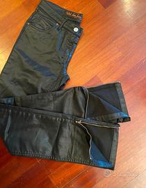 Pantaloni effetto pelle donna taglia 40