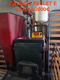 CALDAIA A PELLE E LEGNA TATANO
