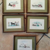 Quadro Cartoline tematiche nicouline e lavarello