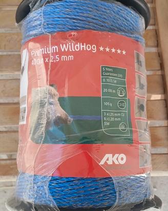 Filo recinzione elettrica AKO WildHog 400m - Rame