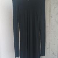 Abito svasato Nero -sotto il ginocchio "S" Nuovo