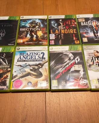 Lotto 8 giochi Xbox 360