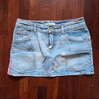 Minigonna in jeans Benetton - vintage