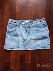 Minigonna in jeans Benetton - vintage
