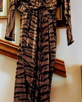 abito lungo elegante vintage