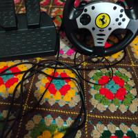 volante Ferrari con pedaliera PS3 / pc