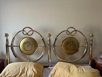 Letto in oro vintage anni 80