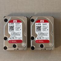 DUE HARDDISK WD RED NAS 4TB
