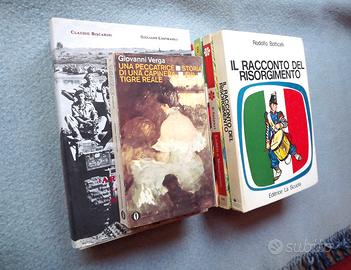 Lotto 8 libri classici - storici  60/70 vintage