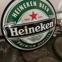 insegna a bandiera vintage Heineken