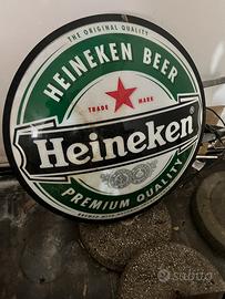 insegna a bandiera vintage Heineken