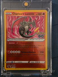carta pokemon charizard lucente