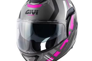 CASCO MODULARE MOTO GIVI X30 ROSA REVERSIBILE