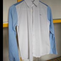 camicia harmont &Blaine bianca e azzurra
