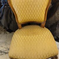 Poltroncina bassa da rifoderare