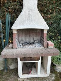 Barbeque in cemento