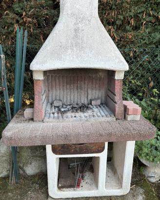 Barbeque in cemento