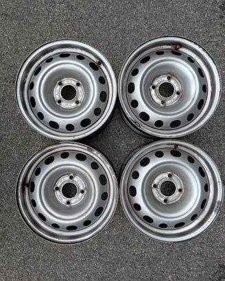 Set 4 Cerchi in Acciaio (OEM GMl) 14" - 5.5J ET49