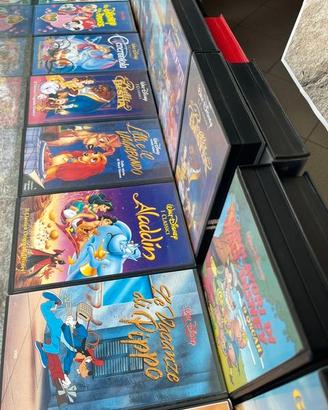 Videocassette walt disney 40 pezzi