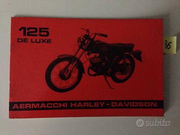 AERMACCHI HARLEY DAVIDSON MODELLO 125 DE LUXE USO 