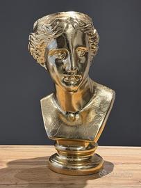 Portavaso in Resina Busto Oro Vacchetti.