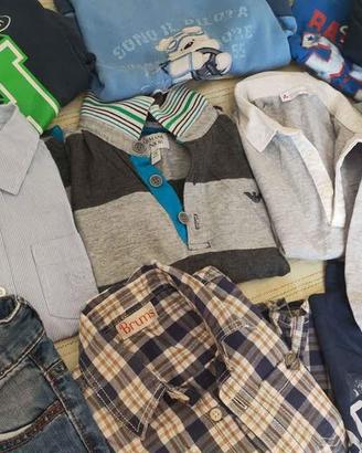 Abbigliamento bimbo 2/3 anni autunno primavera