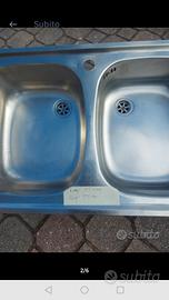 Lavandino in acciaio inox da cucina 