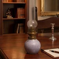 lampada  a olio in ceramica  francese