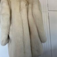 Pelliccia volpe bianca Yves Saint Lauren