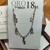 braccialetto in oro bianco 18kt nuovo