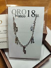 braccialetto in oro bianco 18kt nuovo