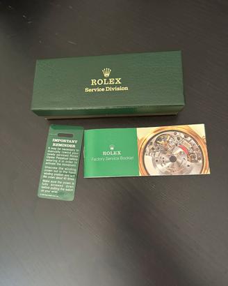 SERVICE BOX ROLEX/MODELLI ANNI 80-90