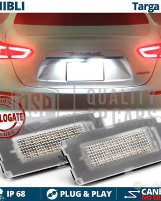 Luci Targa LED Maserati Ghibli Placchette CANbus