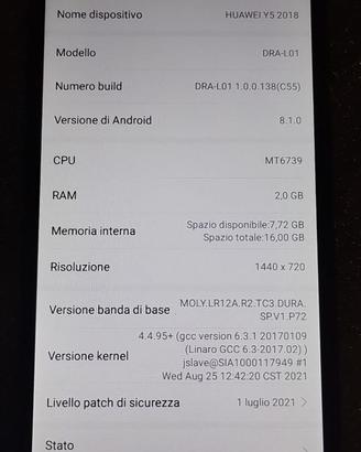 Smartphone HUAWEI Y5
