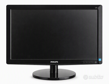 Monitor PC LED 18.5" Philips - CASSE e DVI/VGA