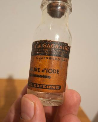 Boccetta Farmaceutica Antica Francese