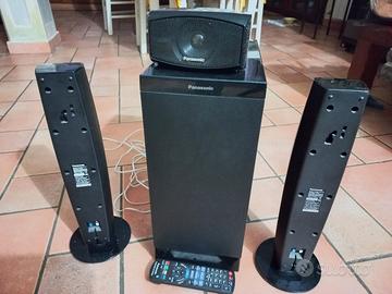 5 casse  panasonic + subwoofer