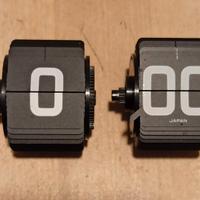 orologio vintage a cartellini (Flip Clock) JAPAN