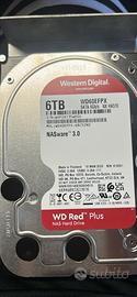 WD Red Pro 6TB per NAS Hard Disk interno
