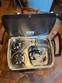 Piano cottura lavabo dometic barca / camper NUOVO