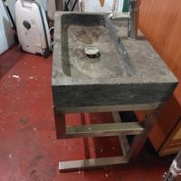 lavabo da bagno nero