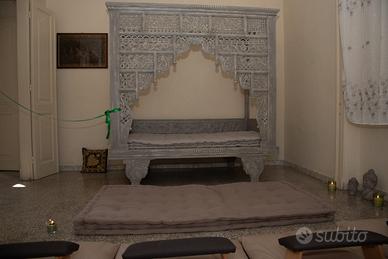 Letto a baldacchino Indiano