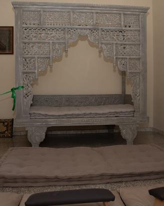 Letto a baldacchino Indiano