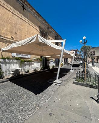 Ombrellone professionale 4x5m per ristorante bar
